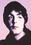 THE BEATLES - (CLOSE UP OF PAUL.)SIZE: 36" X 24".